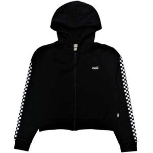 NEW- VANS Black Crop Full Zip Up Hoodie